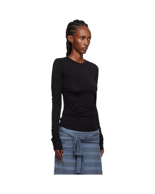 Our Legacy Strain Slim Longsleeve T-Shirt in Black | Lyst