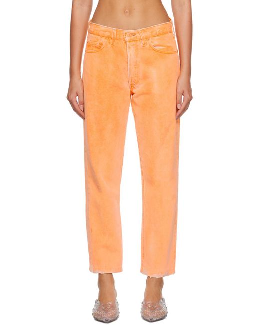 NOTSONORMAL Orange High Jeans