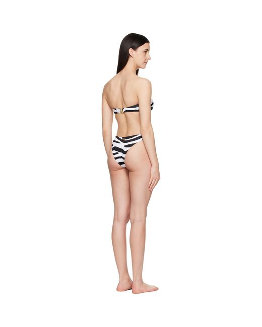 Balmain Multicolor Bandeau Bikini