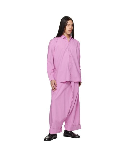 Toogood Pink 'The Baker' Trousers for men