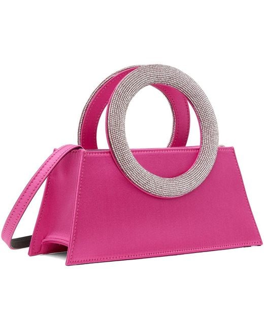 Les Petits Joueurs Pink Trapezio Pochette Bag