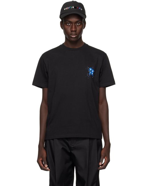 T-shirt noir à cristaux swarovski - 'for all gemma' Adererror pour homme en coloris Black