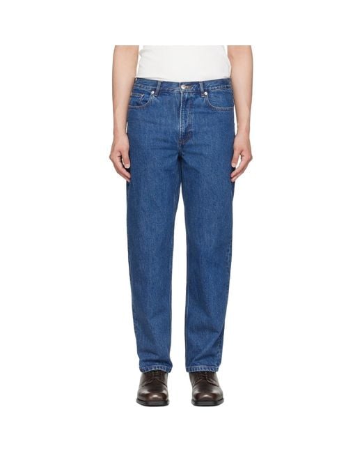 A.P.C. Blue Martin Jeans for men
