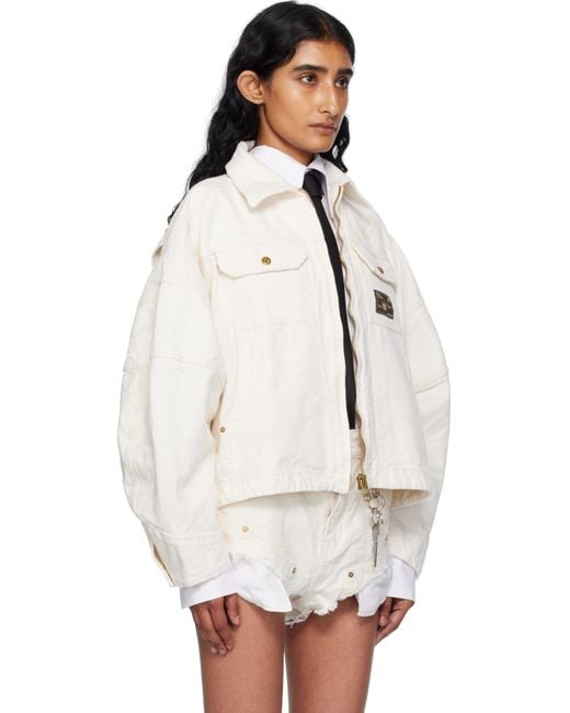 Willy Chavarria White Off- Stockton Jacket