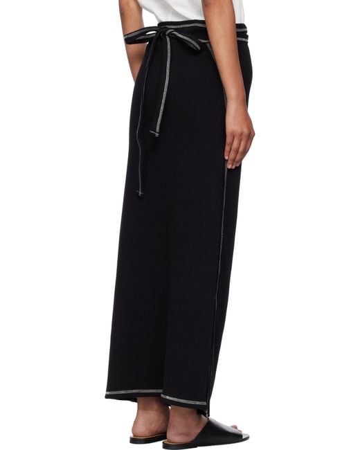 Baserange Black Brig Maxi Skirt