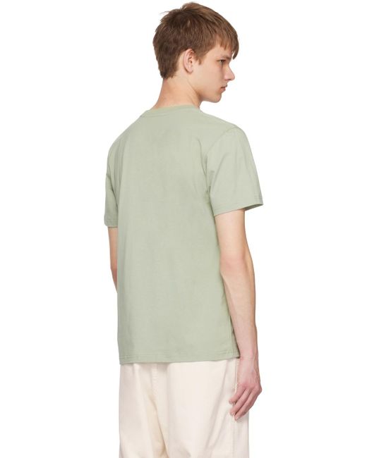 Norse Projects Multicolor Green Niels T-shirt for men