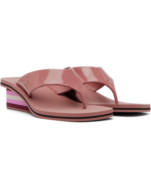 Chloé Pink Swimming Cool Wedge Sandals