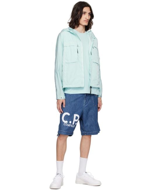 C P Company Blue Patch T-Shirt for men