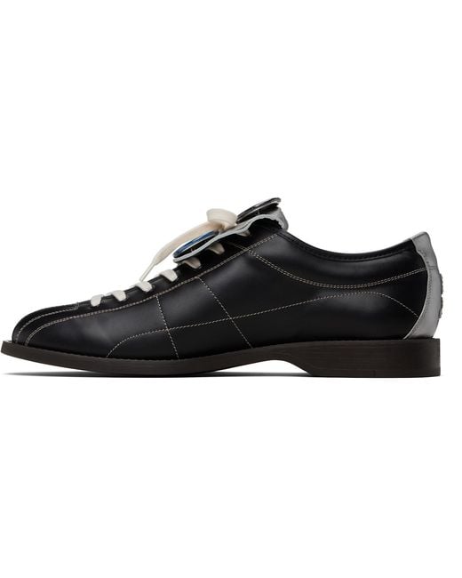 KENZO Black Paris Striker' Bow Derbys for men