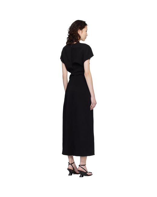Anine Bing Black Zadig Maxi Dress