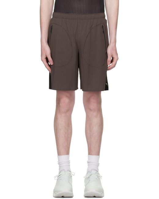 Soar Running Black Long Summer Shorts for men