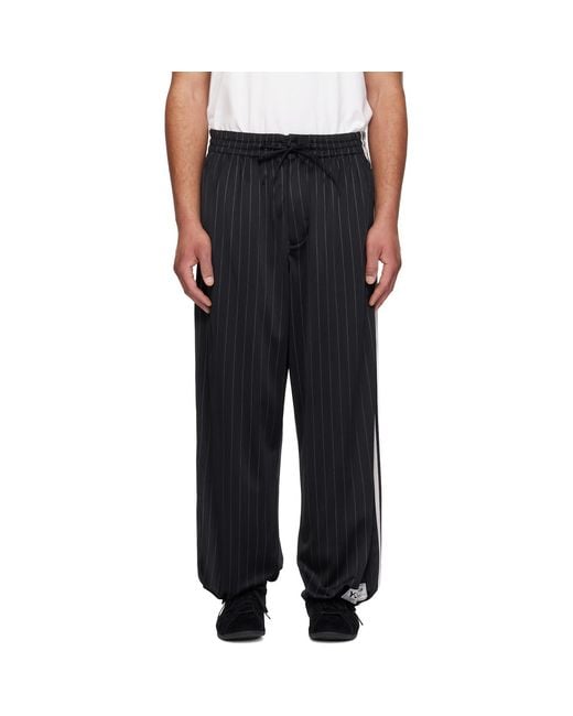 Y-3 Black Basketball Track Pants for men
