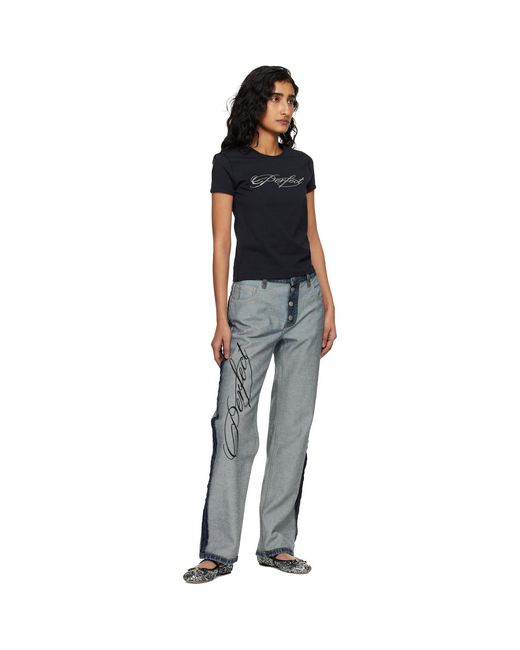 Marc Jacobs Blue Imperfectly Perfect Jeans