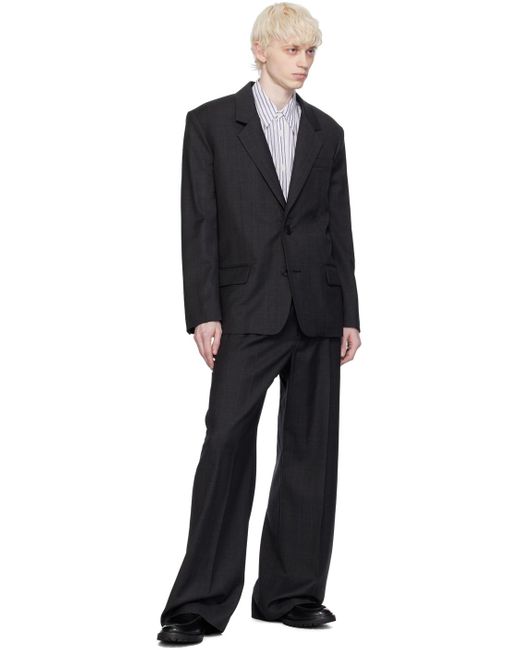 Isabel Marant Black Gray Namoro Trousers for men