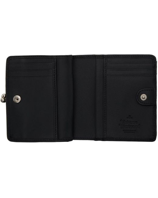 Vivienne Westwood Black Saffiano Wallet