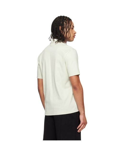 HUGO Multicolor Luxury Cotton Contrast Trim Polo for men