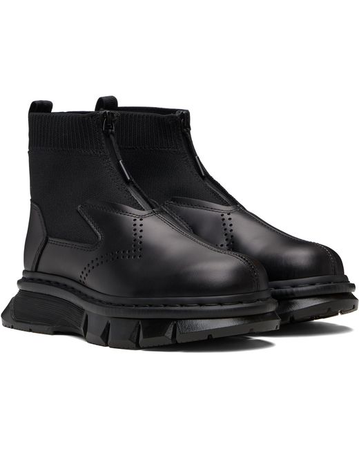 Dr. Martens Black Qubist Zip Boots