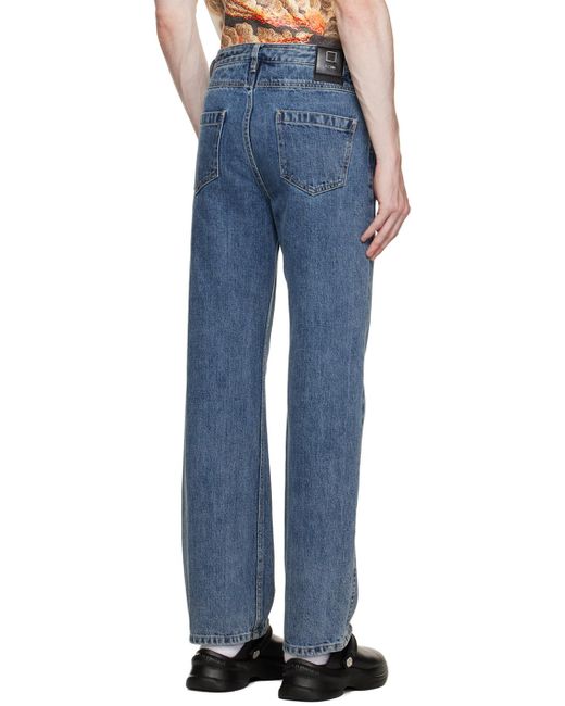 Wooyoungmi Blue Straight-leg Jeans for men