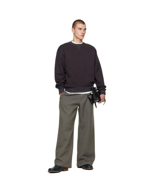 Pull Molletonné Perfect Gris Our Legacy pour homme en coloris Black