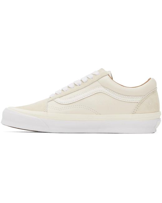 Vans white og on sale old skool lx sneakers