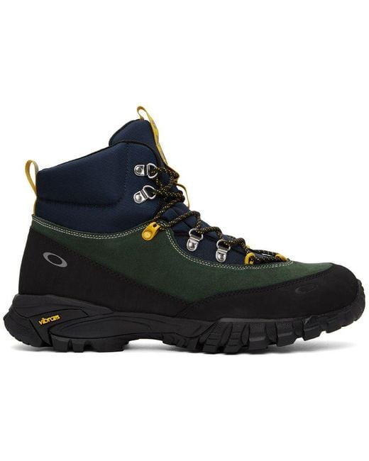 Oakley Black Green & Blue Vertex Boots for men