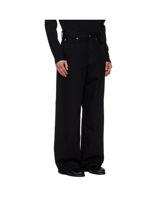 Acne Black Loose Fit 1981 Jeans for men