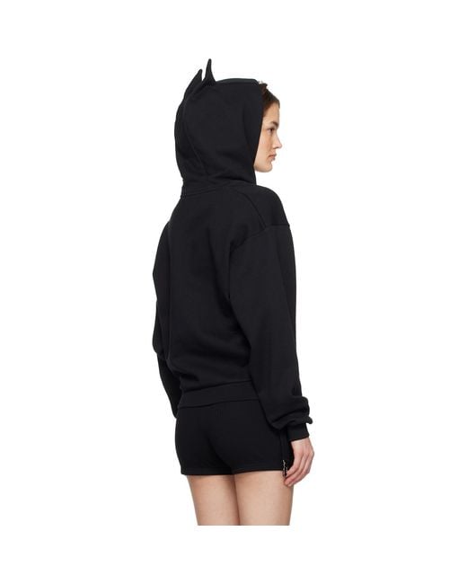 Coperni Black Horn Hoodie