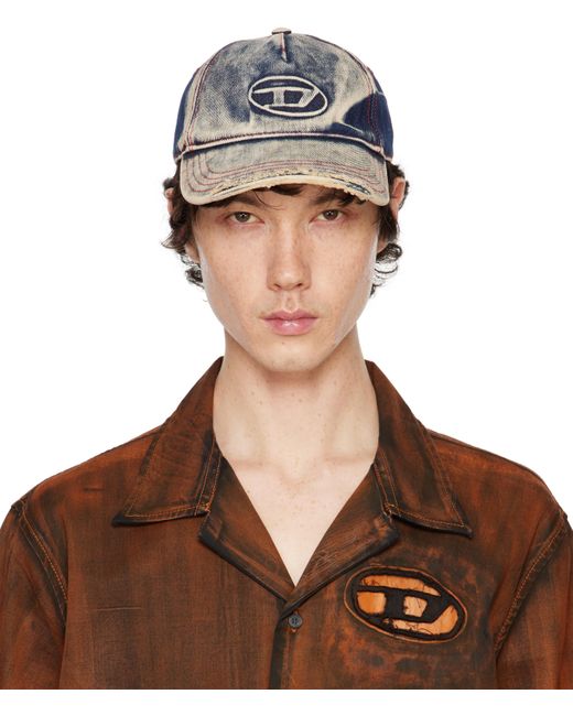 DIESEL Brown C-Seymon Cap for men