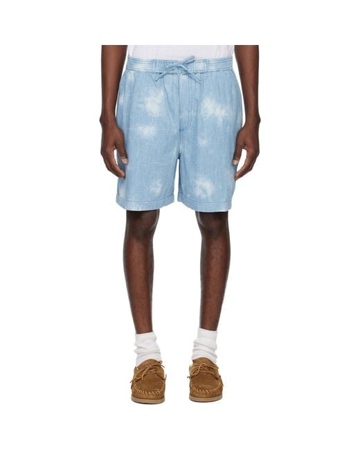 Isabel Marant Blue Thydra Shorts for men