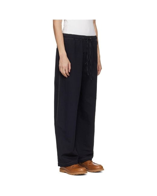 Studio Nicholson Black Sonny Trousers for men