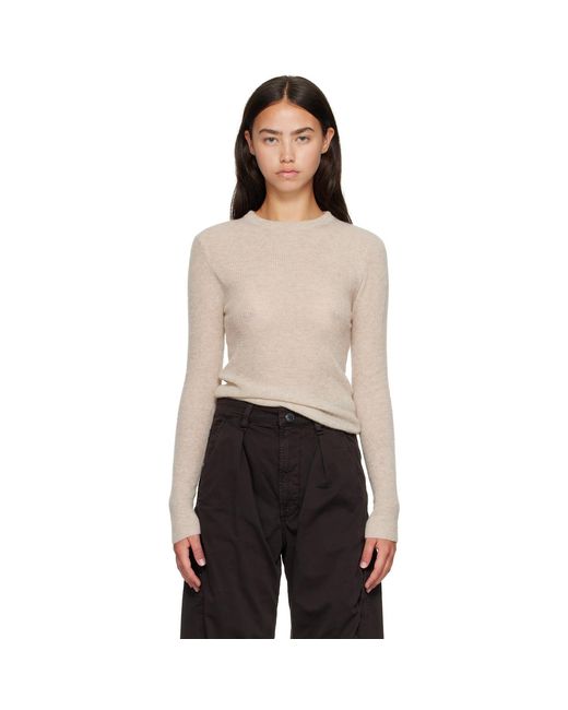 Citizens of Humanity Black Alessia Crewneck Sweater