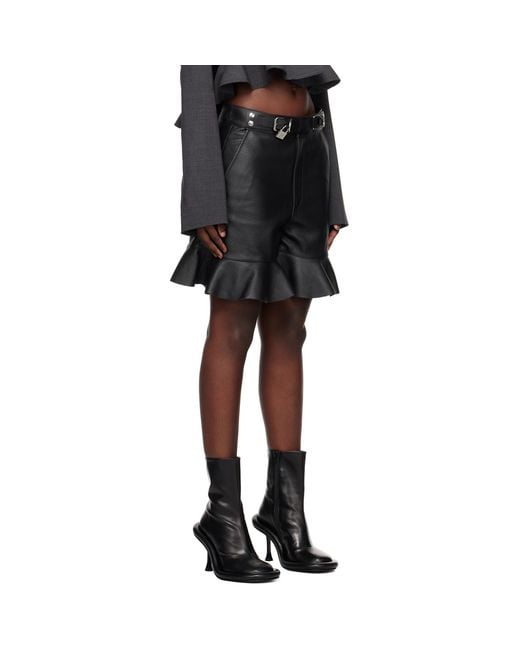J.W. Anderson Black Padlock Shorts