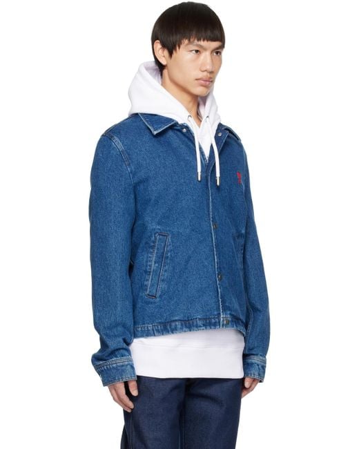 Ami denim shop jacket