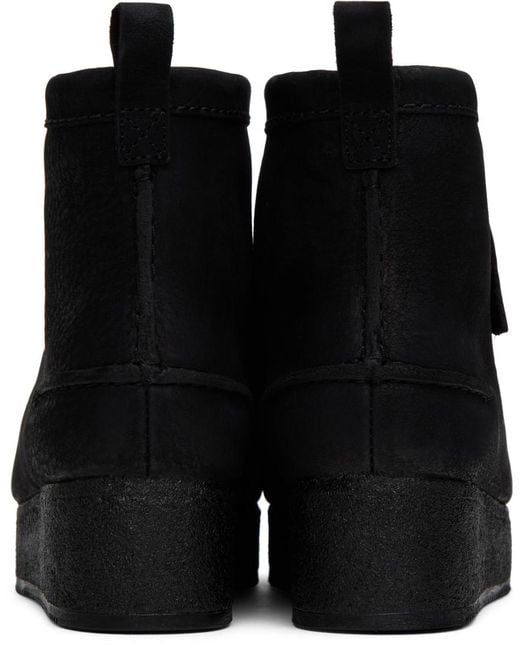 Clarks Ankle Boots Suede Black