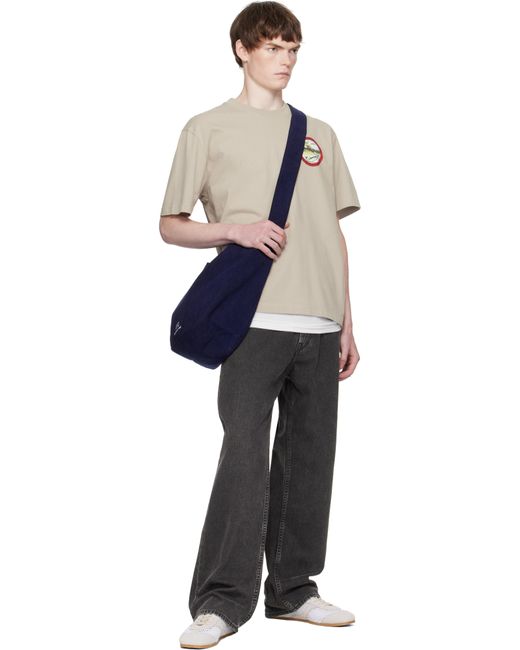 A.P.C. Blue Journal Satchel for men