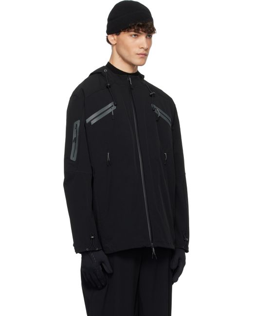 J EONGL I Black Softshell Jacket for men