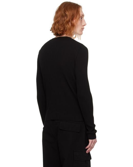 Our Legacy Black Compact Sweater for men