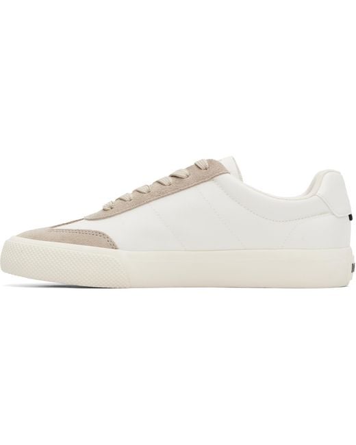 Boss Black Low-Top Suede Trim Sneakers for men