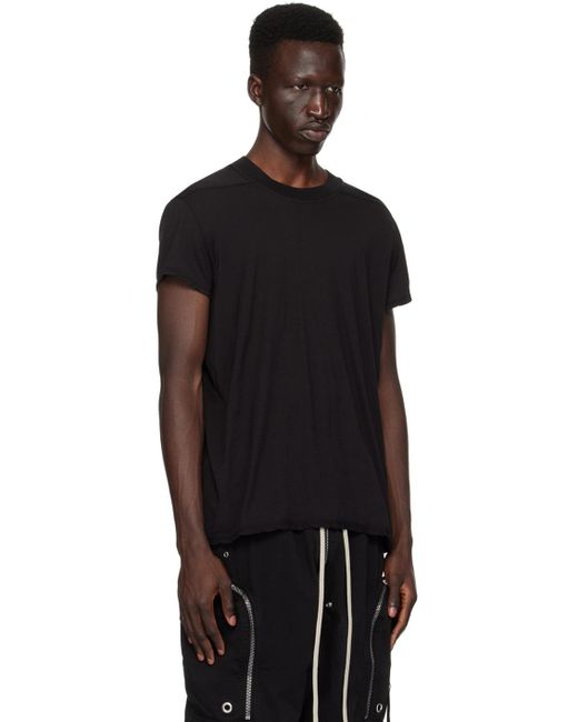 T-shirt ajusté noir Rick Owens pour homme en coloris Black