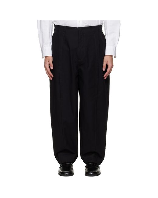 Toogood Black 'The Librarian' Trousers for men