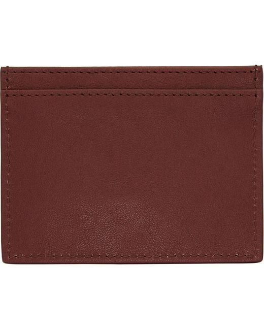 Vivienne Westwood Brown Flat Card Holder for men