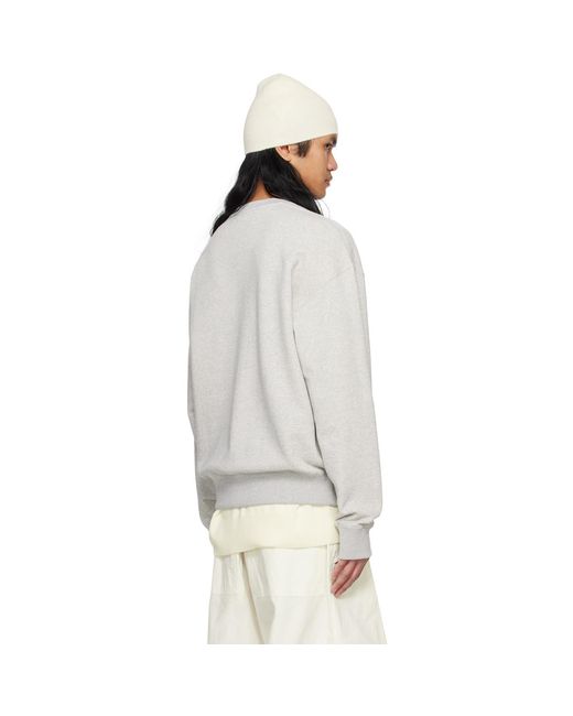 Jil Sander Metallic Logo-Print Cotton-Jersey Sweatshirt for men