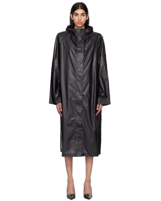 Wardrobe NYC Black Rain Coat