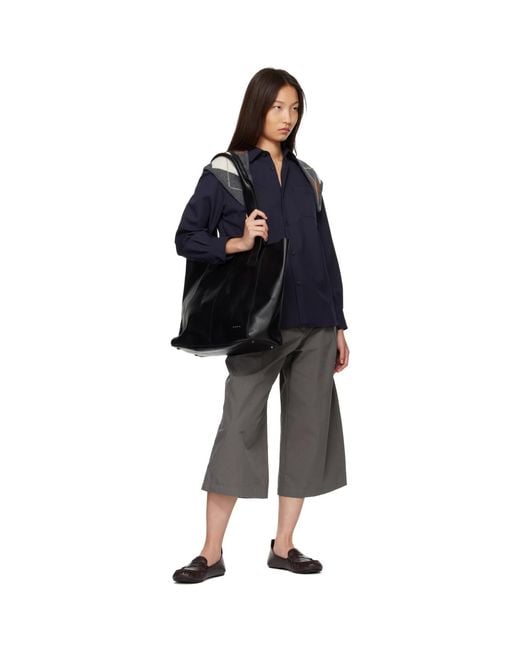 Dr. Martens Black Maxi Overdrive Leather Tote