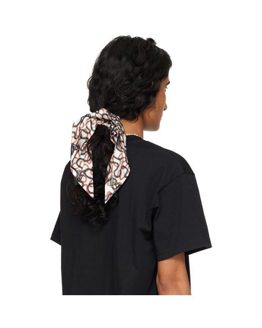 Vivienne Westwood Black Wiggle Large Scrunchie