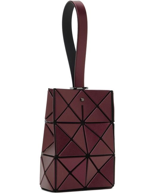Bao Bao Issey Miyake Red Burgundy Lucent Metallic Pouch for men