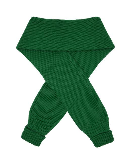 YMC Green Sleeve Scarf