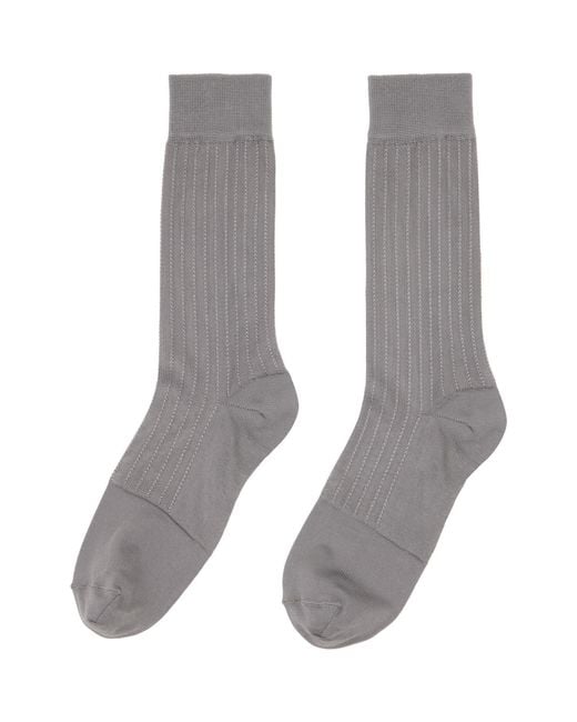 Marni Gray Silk Socks
