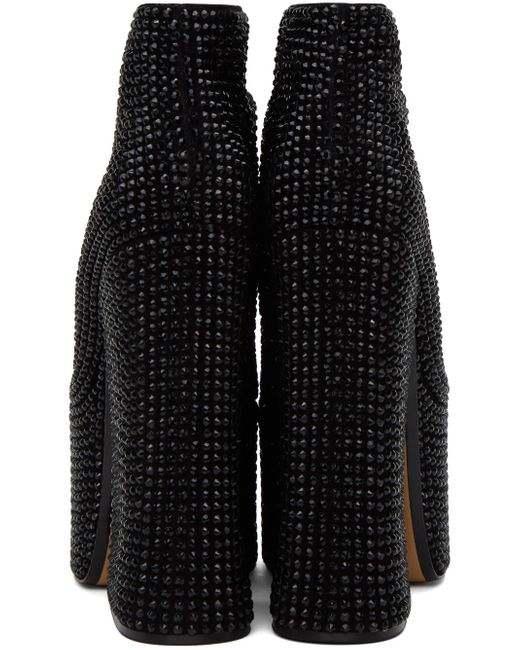 Marc Jacobs Black 'the Rhinestone Kiki' Heels