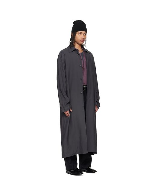 Our Legacy Black Cloak Coat for men